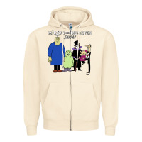 Sandshell 60s milton the monster show characters and logotype Zipper Hoodie - lanVoArt