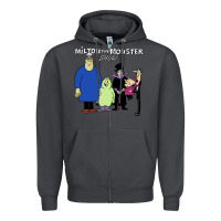 Smoke 60s milton the monster show characters and logotype Zipper Hoodie - lanVoArt