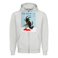 Dove Grey lancelot du lac   robert bresson film Zipper Hoodie - lanVoArt