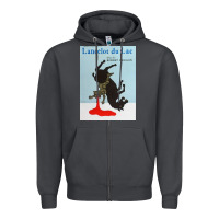 Smoke lancelot du lac   robert bresson film Zipper Hoodie - lanVoArt