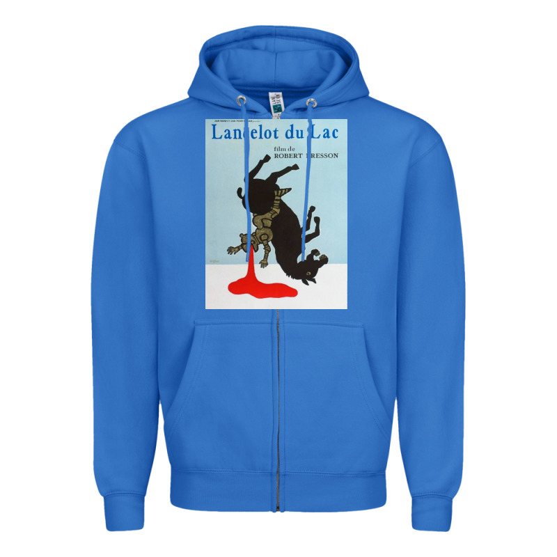 Lancelot Du Lac   Robert Bresson Film Zipper Hoodie by lanVoArt | Teevron