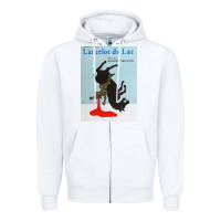 White lancelot du lac   robert bresson film Zipper Hoodie - lanVoArt