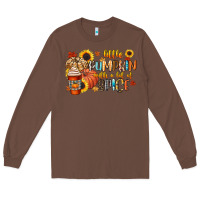 Chestnut little pumpkin with a lot of spice Long Sleeve Tee - CowGirlArtShop