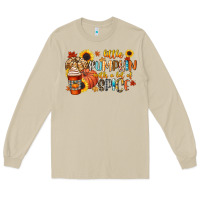 Mushroom little pumpkin with a lot of spice Long Sleeve Tee - CowGirlArtShop