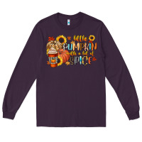 Plum little pumpkin with a lot of spice Long Sleeve Tee - CowGirlArtShop