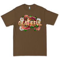 Cacao Grateful Religious Premium Tee - LillyAllenDesigns