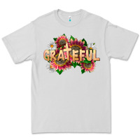 Dove Grey Grateful Religious Premium Tee - LillyAllenDesigns