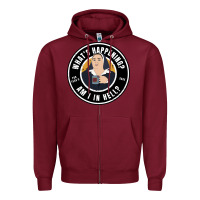 Burgundy derry girls sister michael quote Zipper Hoodie - lanVoArt