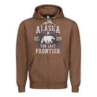 Chestnut alaska the last frontier shirt   adventure alaskan home gift t shirt Zipper Hoodie - lanVoArt