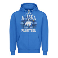 True Royal alaska the last frontier shirt   adventure alaskan home gift t shirt Zipper Hoodie - lanVoArt