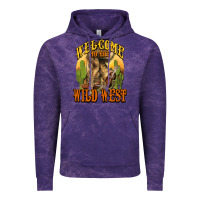 Cloud Purple Welcome to the wild west Cowboy boots Vintage Hoodie - HowdyJamesFarm