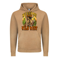 Vintage Camel Welcome to the wild west Cowboy boots Vintage Hoodie - HowdyJamesFarm