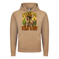 Vintage Coffee Welcome to the wild west Cowboy boots Vintage Hoodie - HowdyJamesFarm