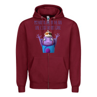 Burgundy oh home dreamworks Zipper Hoodie - lanVoArt