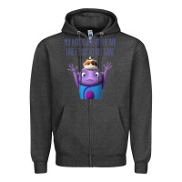 Charcoal Heather oh home dreamworks Zipper Hoodie - lanVoArt