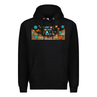 Black i think i love fall most of all libbey glass Premium Hoodie - BundleAndBundleShop