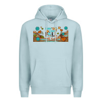 Blue Mist i think i love fall most of all libbey glass Premium Hoodie - BundleAndBundleShop