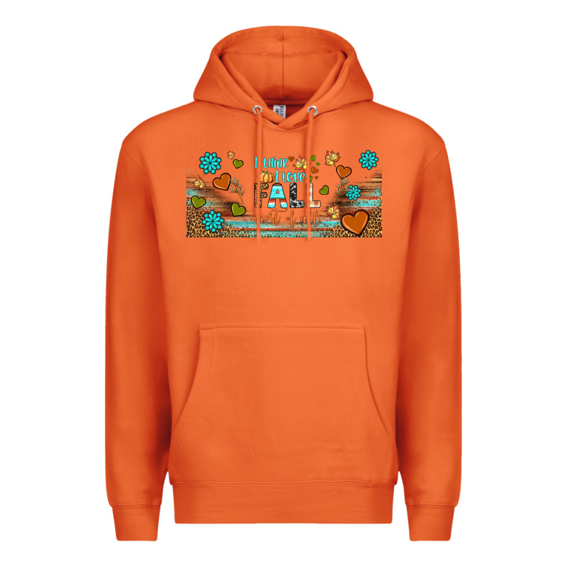 I Think I Love Fall Most Of All Libbey Glass Premium Hoodie by BundleAndBundleShop | Teevron