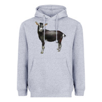 Heather Grey Alpine Goat Heavyweight Hoodie - LillyAllenDesigns