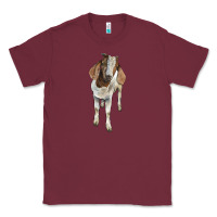 Burgundy boer goat Classic Tee - LillyAllenDesigns