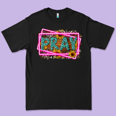 Western Pray Religious Premium Tee Designed By Lillyallendesigns