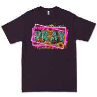 Plum Western Pray Religious Premium Tee - LillyAllenDesigns