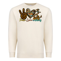 Sandshell peace love anchors Premium Sweatshirt - RacoonDesign