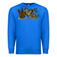 True Royal peace love anchors Premium Sweatshirt - RacoonDesign