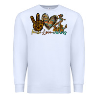 White peace love anchors Premium Sweatshirt - RacoonDesign