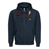 Navy ned ryerson life insurance. groundhog day Zipper Hoodie - lanVoArt