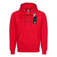 Red ned ryerson life insurance. groundhog day Zipper Hoodie - lanVoArt