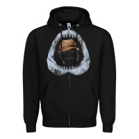 Black here's to swimmin' with bow legged women. Zipper Hoodie - lanVoArt