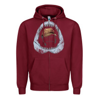 Burgundy here's to swimmin' with bow legged women. Zipper Hoodie - lanVoArt