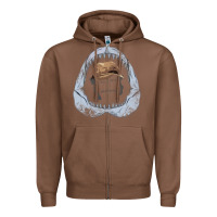 Chestnut here's to swimmin' with bow legged women. Zipper Hoodie - lanVoArt