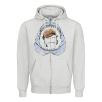 Dove Grey here's to swimmin' with bow legged women. Zipper Hoodie - lanVoArt