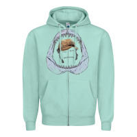 Seafoam here's to swimmin' with bow legged women. Zipper Hoodie - lanVoArt