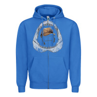 True Royal here's to swimmin' with bow legged women. Zipper Hoodie - lanVoArt