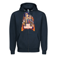Navy vice principals Zipper Hoodie - lanVoArt