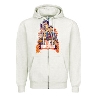 Oatmeal Heather vice principals Zipper Hoodie - lanVoArt