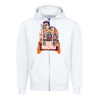 White vice principals Zipper Hoodie - lanVoArt