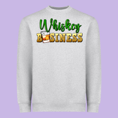 Whiskey Business Heavyweight Sweatshirt Designed By Fadigitalartstudio