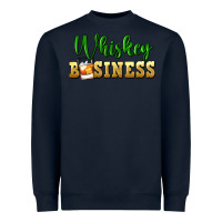 Navy whiskey business Heavyweight Sweatshirt - FaDigitalArtStudio