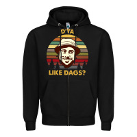 Black vintage the snatch d'ya like dags shirt  perfect gift for you and frie Zipper Hoodie - lanVoArt