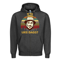 Charcoal Heather vintage the snatch d'ya like dags shirt  perfect gift for you and frie Zipper Hoodie - lanVoArt