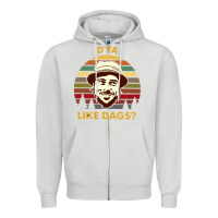 Dove Grey vintage the snatch d'ya like dags shirt  perfect gift for you and frie Zipper Hoodie - lanVoArt