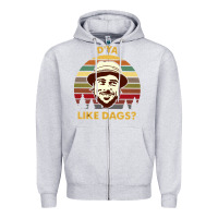 Heather Grey vintage the snatch d'ya like dags shirt  perfect gift for you and frie Zipper Hoodie - lanVoArt