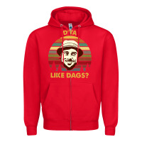 Red vintage the snatch d'ya like dags shirt  perfect gift for you and frie Zipper Hoodie - lanVoArt