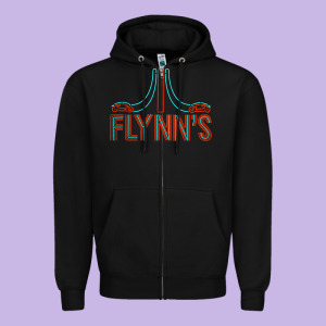 Flynns Place   Tron   1980s Zipper Hoodie Designed By Lanvoart