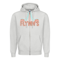 Dove Grey flynns place   tron   1980s Zipper Hoodie - lanVoArt