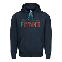 Navy flynns place   tron   1980s Zipper Hoodie - lanVoArt